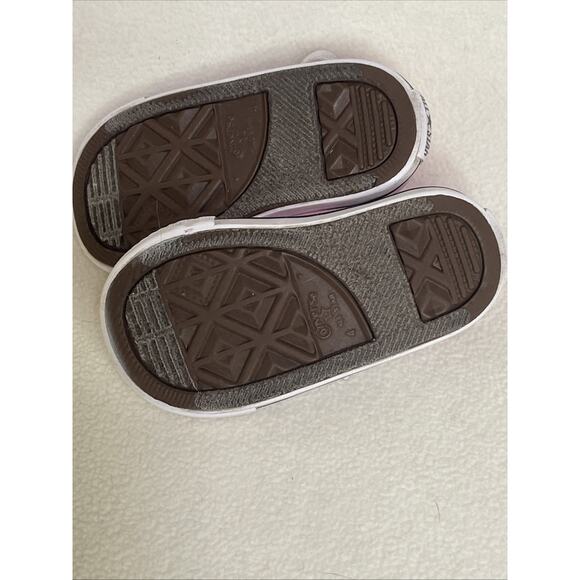 CONVERSE All Star Pink Canvas Sneakers Toddler Girls Size 4 baby walker - Picture 6 of 6